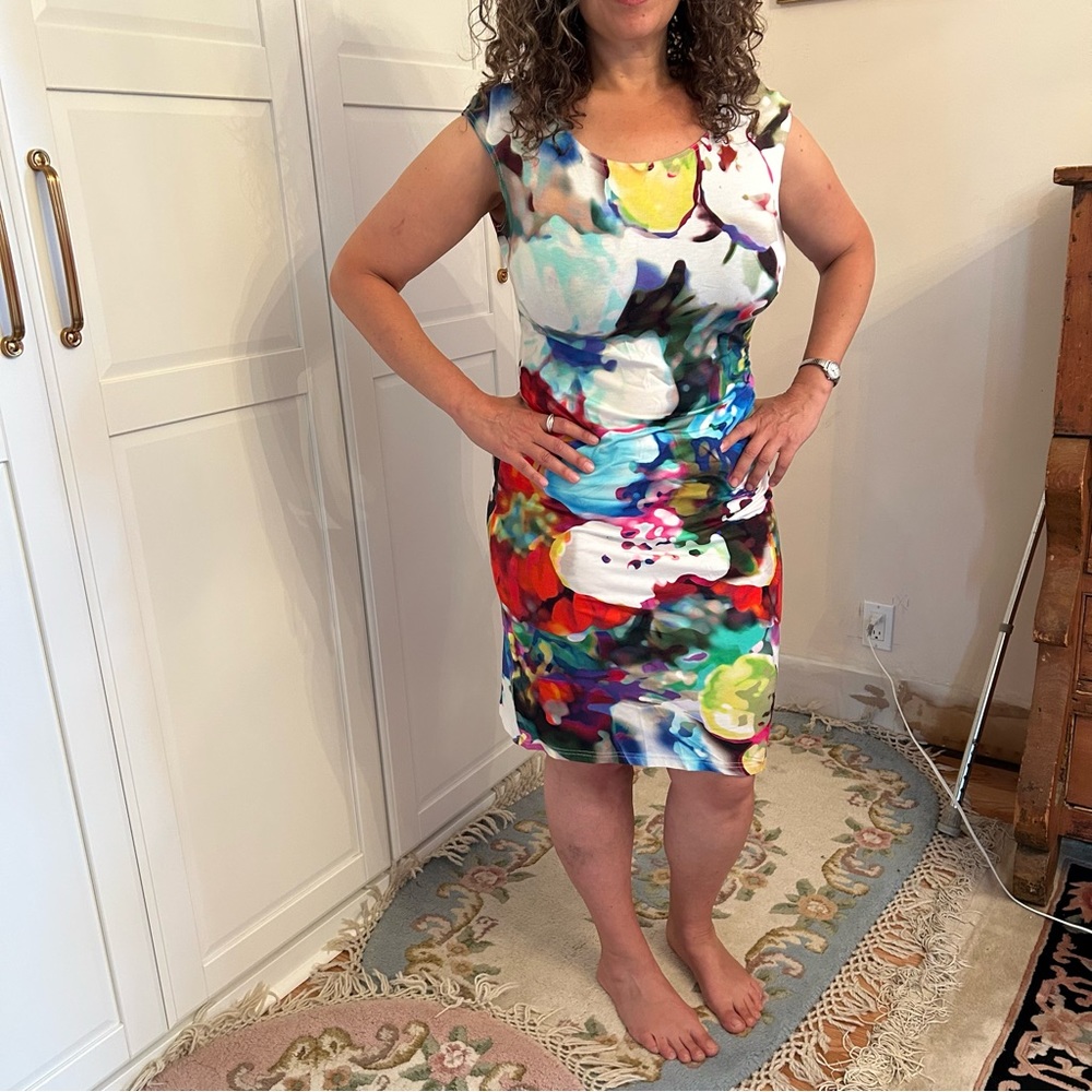 Cartise sleeveless print dress Size 12